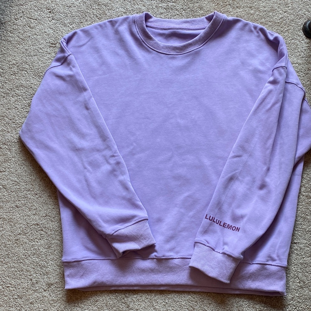 lululemon athletica Lavender Purple Crewneck Sweatshirt